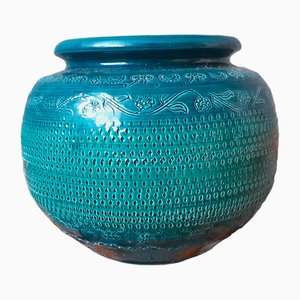Green Blue Ball Vase from Bitossi