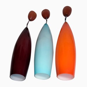 Danish Style Colorful Pendant Lamps, Set of 3