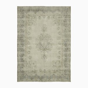 Grand Tapis Vintage Beige Délavé