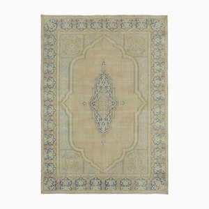 Grand Tapis Vintage Beige Délavé