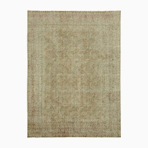 Grand Tapis Vintage Beige Délavé