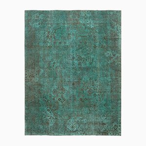 Grand Tapis Turquoise Délavé