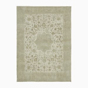 Grand Tapis Vintage Beige Délavé