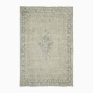 Grand Tapis Vintage Beige Délavé