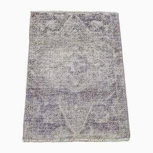 Large Purple Overdyed Area Rug