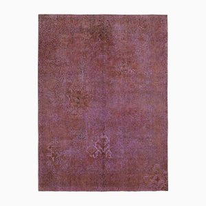 Large Purple Overdyed Area Rug