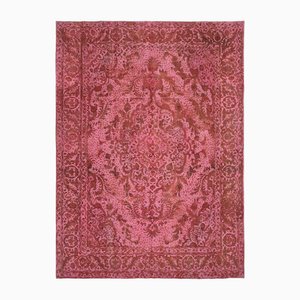 Large Red Overdyed Area Rug