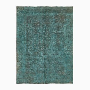 Grand Tapis Turquoise Délavé