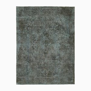 Large Grey Overdyed Area Rug