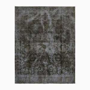 Großer Vintage Teppich in Grau