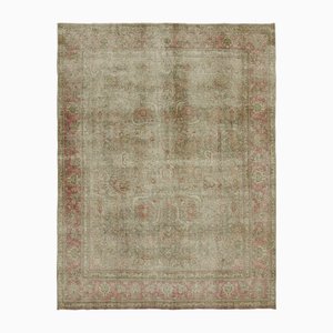 Alfombra vintage grande en beige