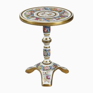 19th Century Porcelain Pedestal Table Allegory of Music, 1860s