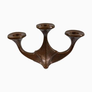 Bronze & Metal Candlestick from Harjes