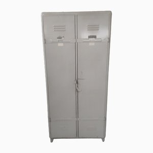 Vintage Industrial Cloak 2-Door Locker