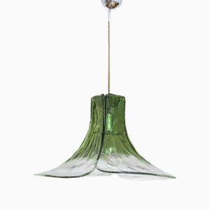Lámpara de techo Ls 185 de cristal de Murano de Carlo Nason para Av Mezzega, años 60