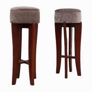 Sgabelli alti Mid-Century attribuiti a Melchiorre Bega, anni '50, set di 2
