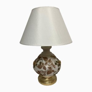 Time Lampe mit 18 Karat Gold Intarsien, 1979