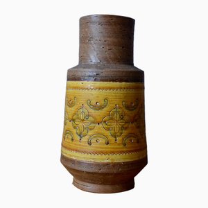 Zylindrische Vase aus Terrakotta, 1960er