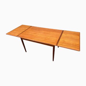 Mid-Century Danish Teak Dining Table with Extensions, 1960s