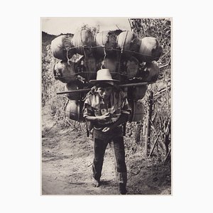 Hanna Seidel, Guatemaltekischer Mann, Schwarzweiß Fotografie, 1960er