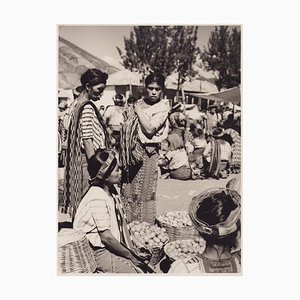 Hanna Seidel, Persone del mercato guatemalteco, Fotografia in bianco e nero, anni '60