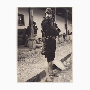 Hanna Seidel, Homme Guatémaltèque, Photographie Noir et Blanc, 1960s