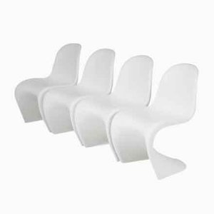 Dining Chairs by Verner Panton for Vitra, Germany, 1990s, Set of 4
