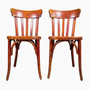 Cafe Bistro Chairs from Fischel, 1920s
