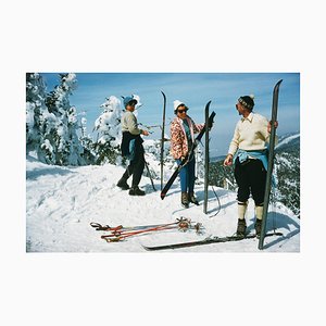 Slim Aarons, Ski dans une érablière, XXe siècle, Photographie