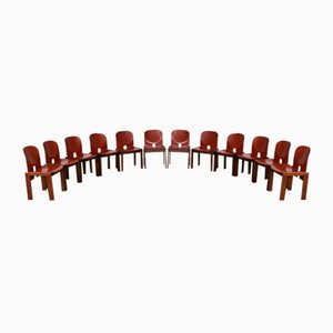 121 Chairs by Afra and Tobia Scarpa for Cassina, Italy, 1965, Set of 12