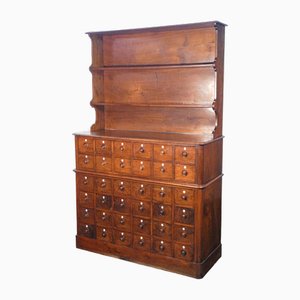 Pharmacy with Chest of Drawers in Walnut, 1800s