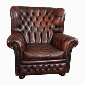 Vintage Chesterfield Leather Armchair