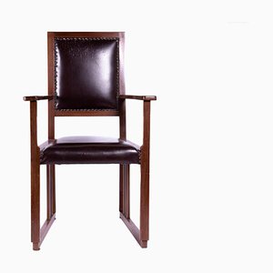 Throne Sessel aus Leder