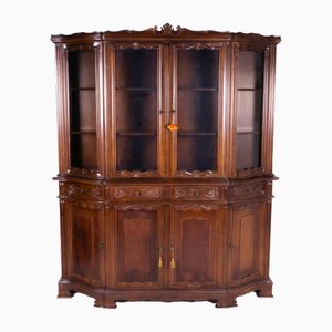 Wooden Cabinet with Refined Embossed Decorations