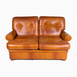 Camel-Colored 2- or 3-Seater Sofa