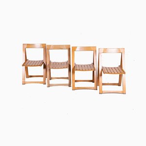 Vintage Trieste Folding Chairs by Aldo Jacober for Bazzani