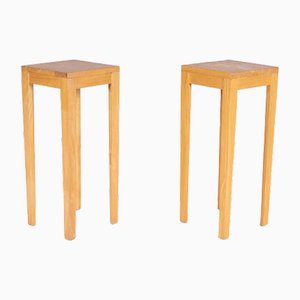 Wooden Bar Coffee Tables, Set of 2