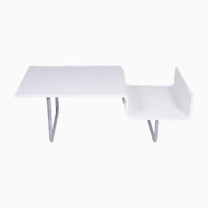 Table Basse Vintage en Blanc