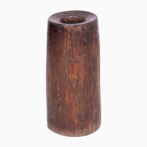 Vaso rustico in legno naturale
