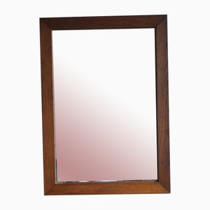 Oak Mercury Mirror with a Rectangular Frame