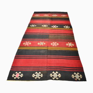 Tapis Kilim Vintage Fait Main en Laine