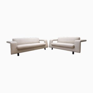 Beige Ds 107 Real Leather Sofa from De Sede, Set of 2