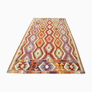 Geometrischer Vintage Kelim Teppich