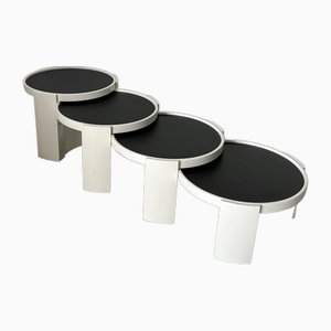 Mod. 780 Nesting Tables by Gianfranco Frattini for Cassina Production, 1966, Set of 4