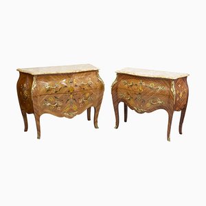 Commodes à Tiroirs Style Louis XV, Fin du 19ème Siècle, Set de 2