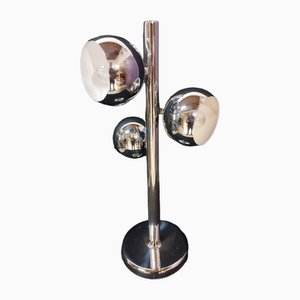 Chrome Trio Table Lamp, 1970s