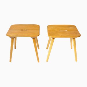 Vintage Swiss Stool by Jacob Müller, 1944
