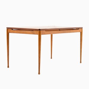 Teak & Beech Coffee Table, 1950s