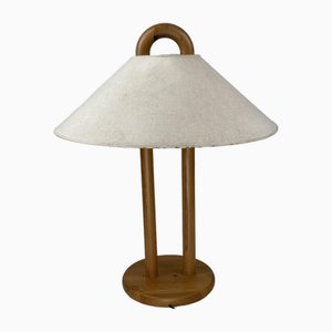 Danish Scandinavian Pine Table Lamp attributed to Lys, 1970s