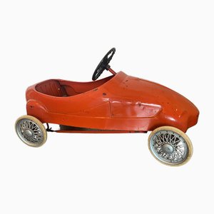 Mid-Century Italian Red Race Pedal Car by Giordani, 1950s